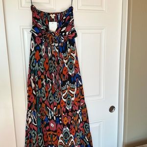 ee:some Long Strapless Dress. Size Small